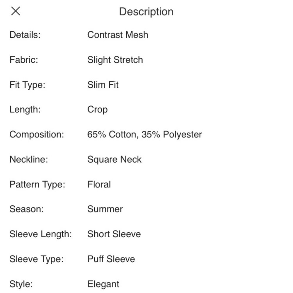 NIB-Mesh Sleeve Top - Picture 13 of 13